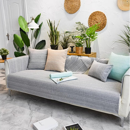 Soft Breathable Fabric Sofa Slipcover Couch Protector