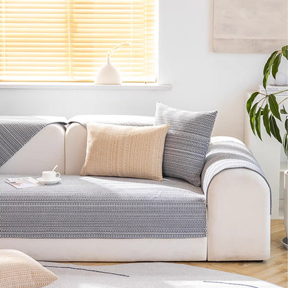 Soft Breathable Fabric Sofa Slipcover Couch Protector
