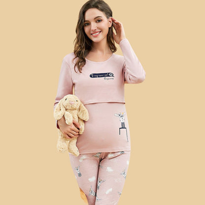 Cozy Maternity Night Dress for Lounging