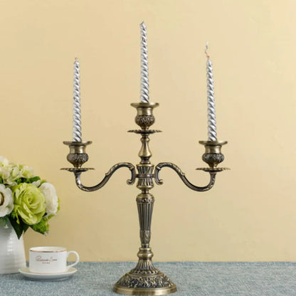 Elegant Gold Candle Holder