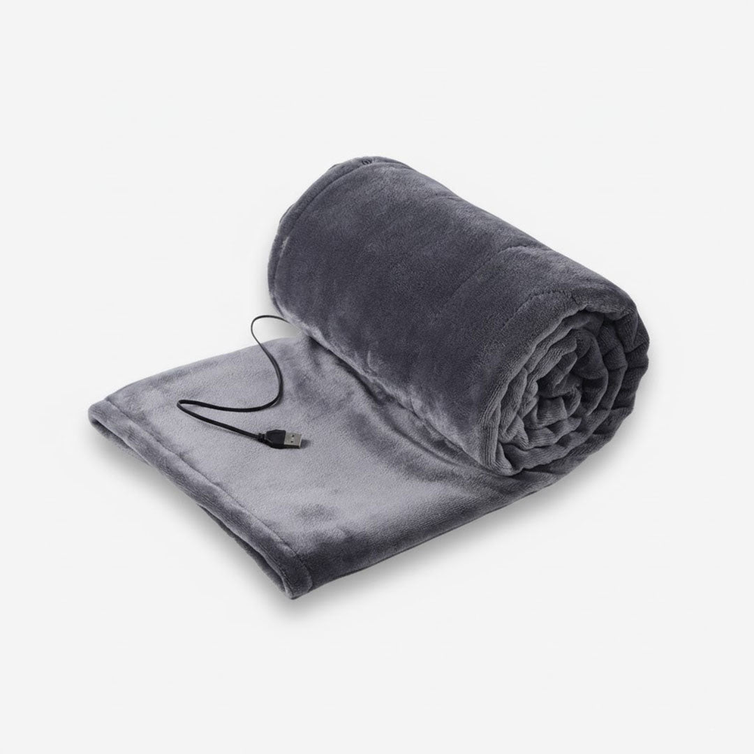 Portable USB Heated Travel Blanket