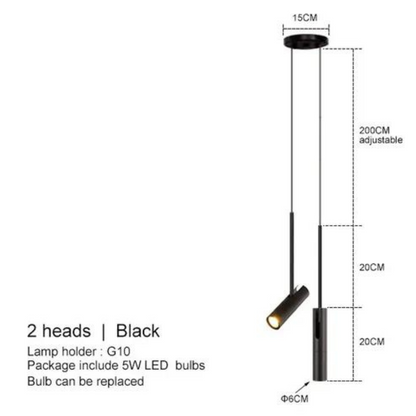 Modern Pendant Light for Warm Bedrooms