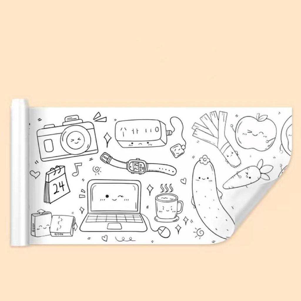 Big Creative Children's Drawing Paper Roll