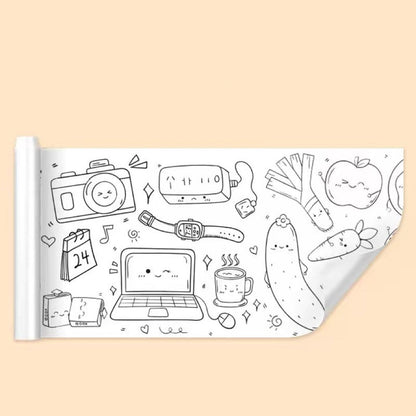 Big Creative Children's Drawing Paper Roll