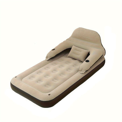 Comfortable Inflatable Bed with Back Support