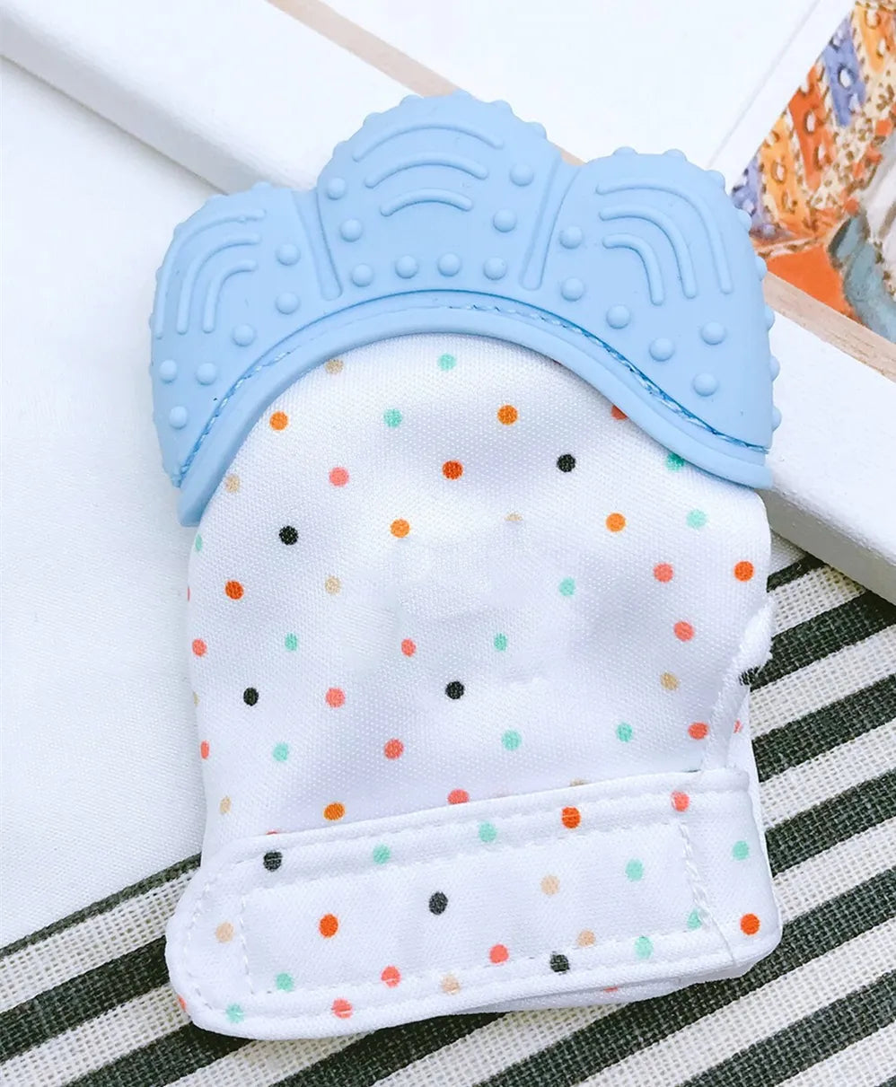 Baby Teether Glove with Gentle Chewable Tips - Luxicro