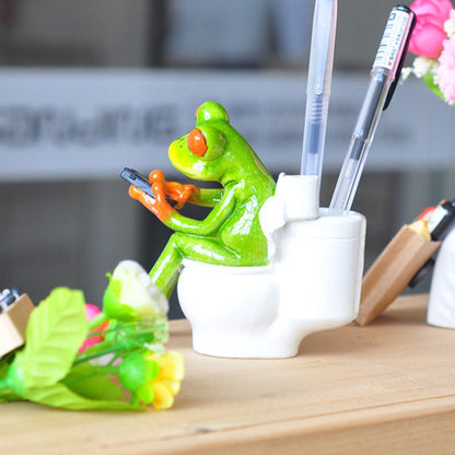 Vibrant Outdoor Frog Statue Garden Decoration - Luxicro