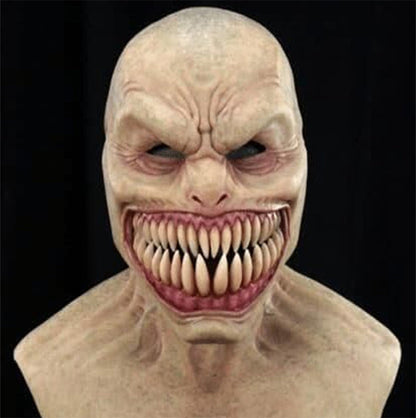Authentic Rubber Costume Mask for Halloween Disguise