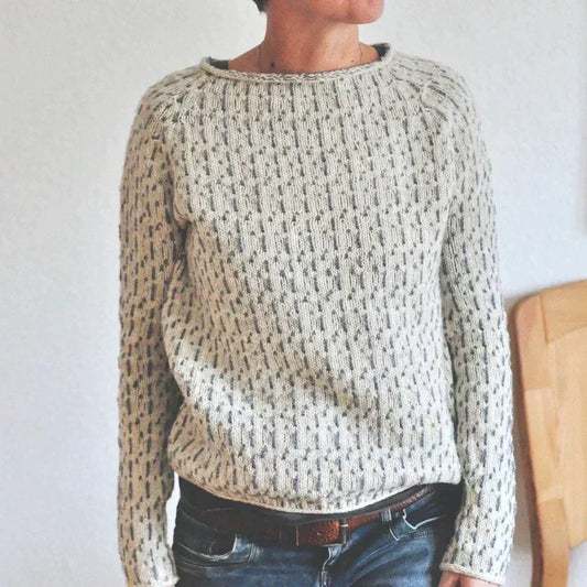 Cozy Oversized Women's Sweater - Casual Crew Neck - Luxicro