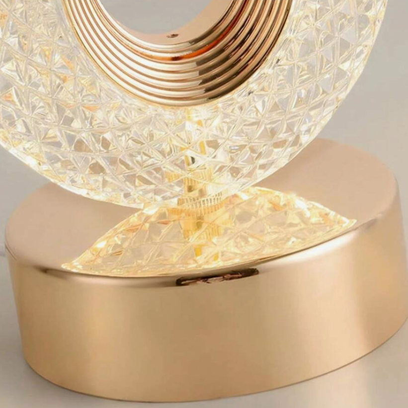 Elegant Clear Desk Lamp