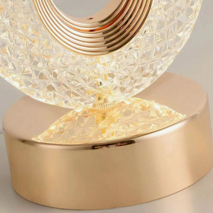 Elegant Clear Desk Lamp