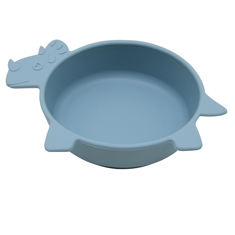 Cute Kids Dino Bowl with Grip Bottom