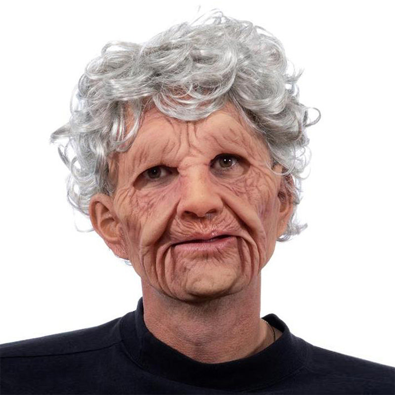 Authentic Rubber Costume Mask for Halloween Disguise