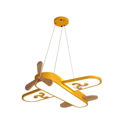 Colorful Boys Airplane Ceiling Lamp