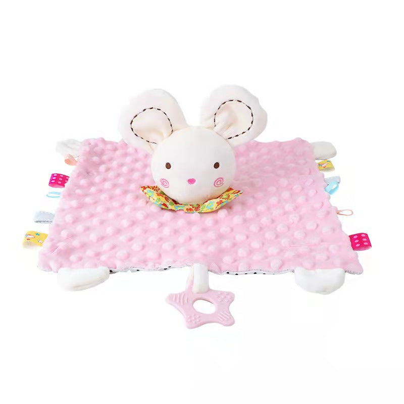Cuddly Infant Teether Security Blanket Toy