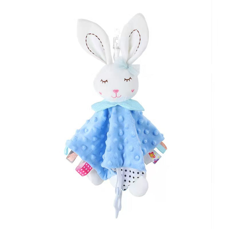 Cozy Cuddly Baby Blanket with Rattle Toy