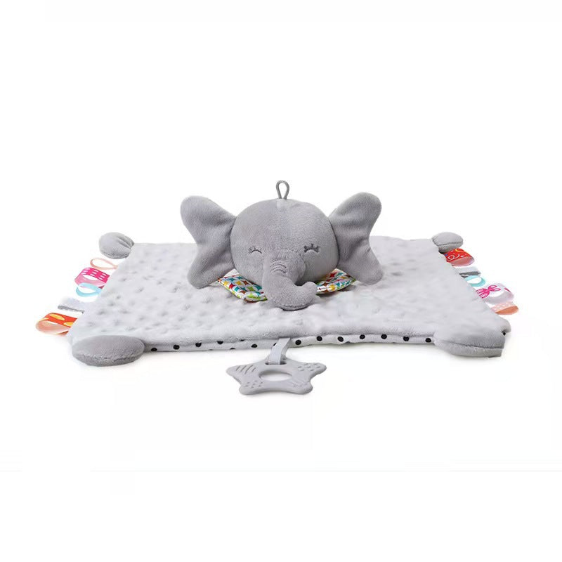 Cuddly Infant Teether Security Blanket Toy