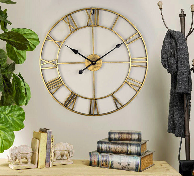 Classic Vintage Metal Wall Clock