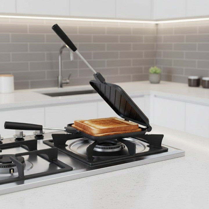 Easy Clean Double Sided Sandwich Maker Toaster