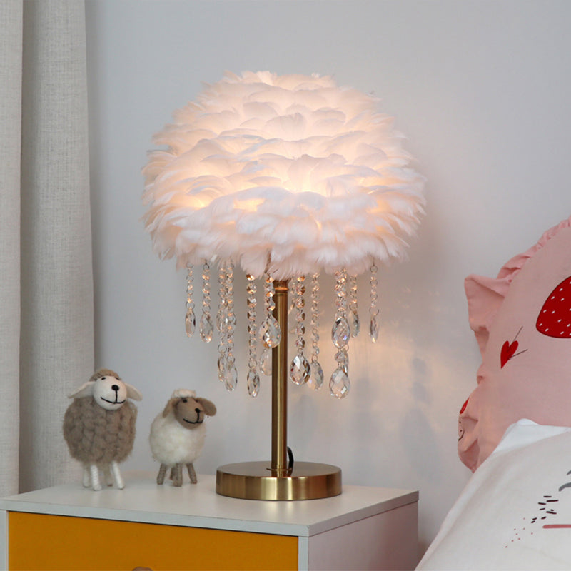 Luxurious Glass Nightstand Table Lamp - Luxicro