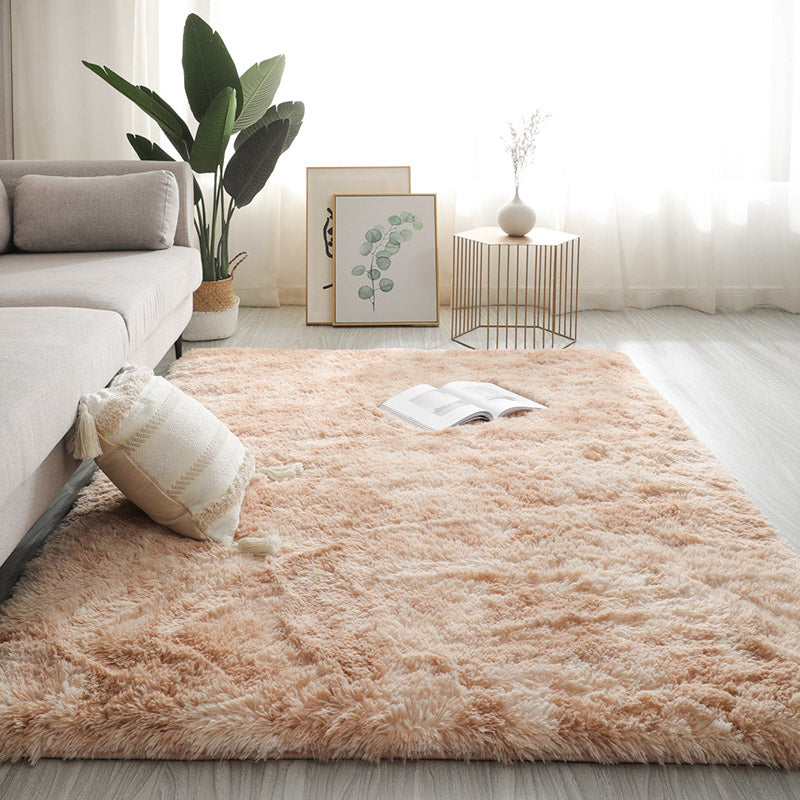 Soft Plush Living Room Area Rug Non-Slip Stain Resistant