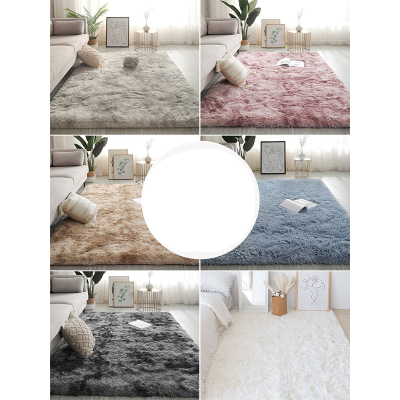 Soft Plush Living Room Area Rug Non-Slip Stain Resistant