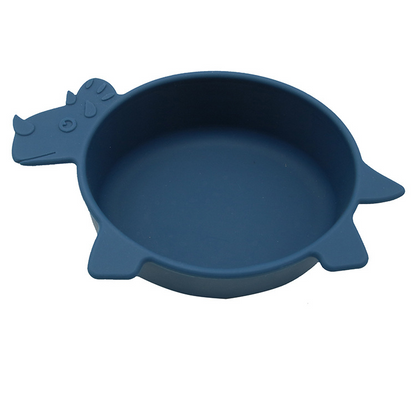 Cute Kids Dino Bowl with Grip Bottom
