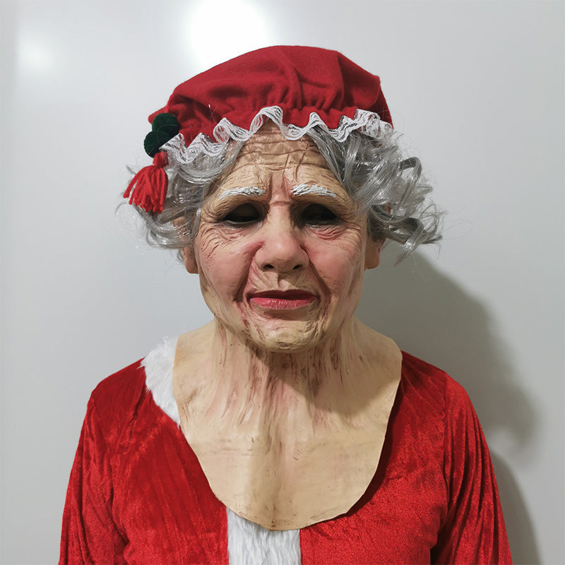 Authentic Rubber Costume Mask for Halloween Disguise