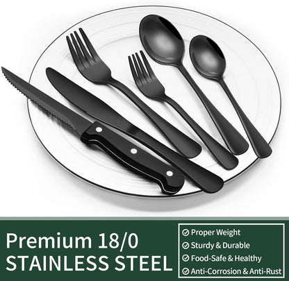 Premium 24-Piece Stainless Steel Cutlery Set