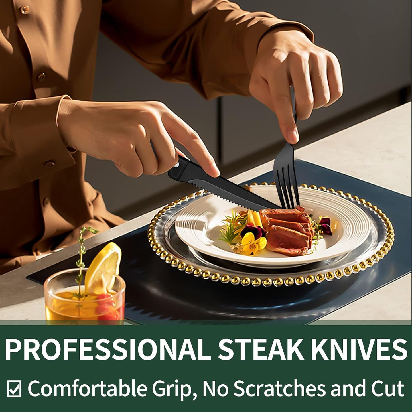 Premium 24-Piece Stainless Steel Cutlery Set