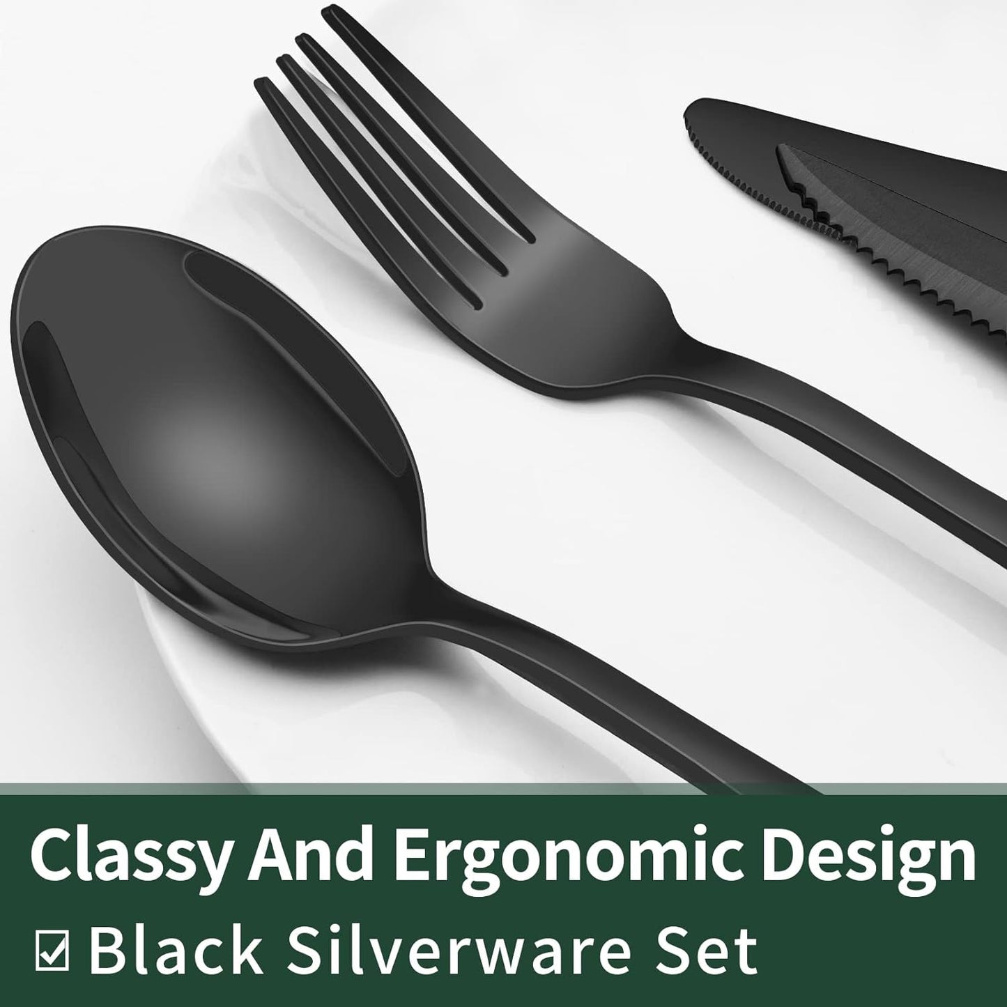 Premium 24-Piece Stainless Steel Cutlery Set