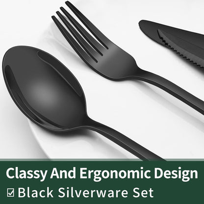 Premium 24-Piece Stainless Steel Cutlery Set