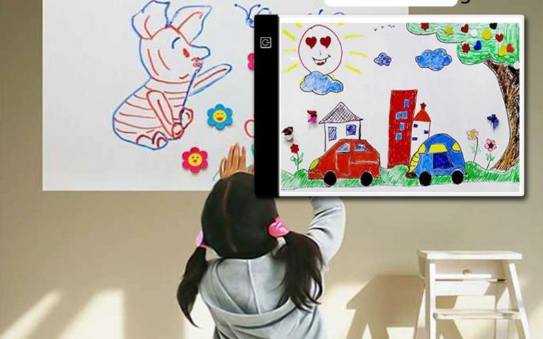 Colorful Kids LED Drawing Tablet - Luxicro