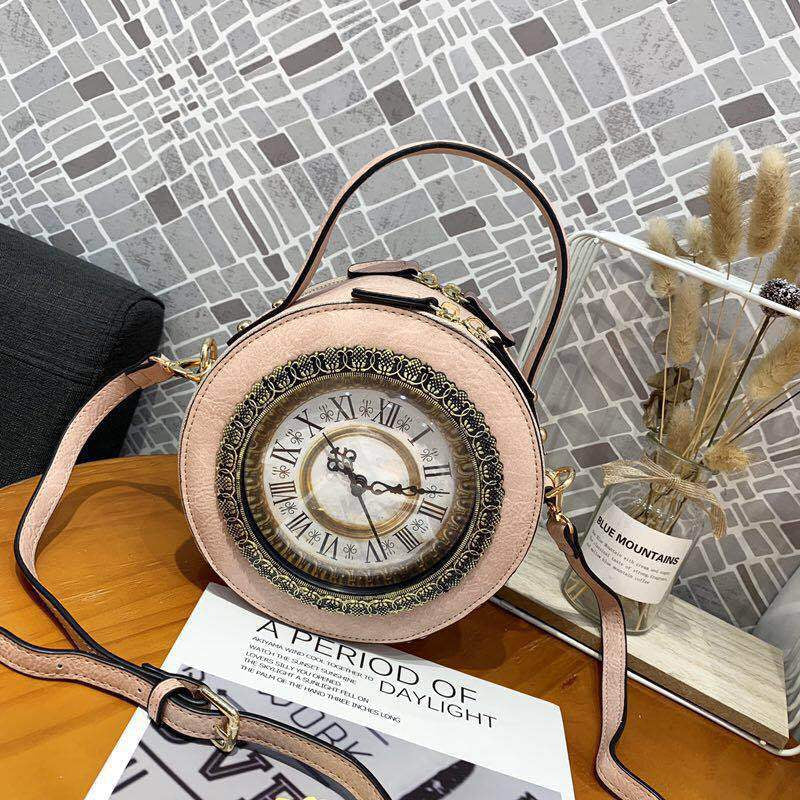 Vintage Style Classic Clock Handbag - Luxicro