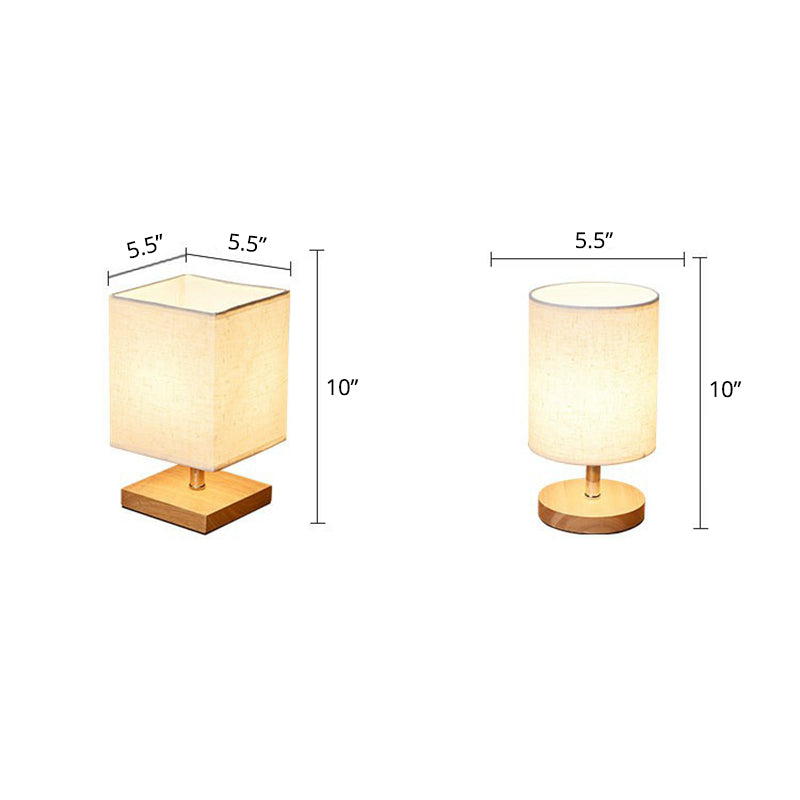 Contemporary Wooden Table Light