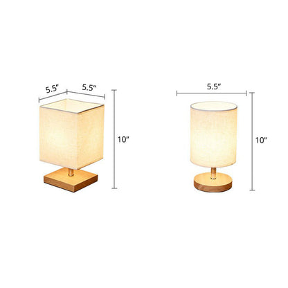 Contemporary Wooden Table Light