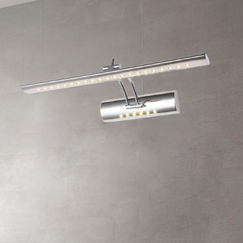 Modern Chrome Linear LED Wall Light