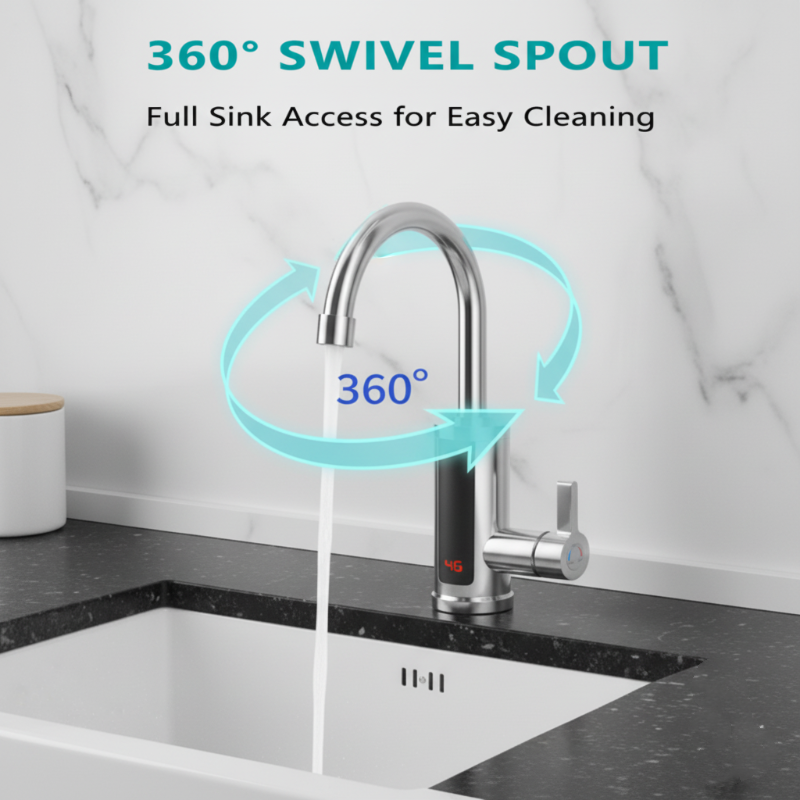 Quick Easy Hot Water Sink Faucet