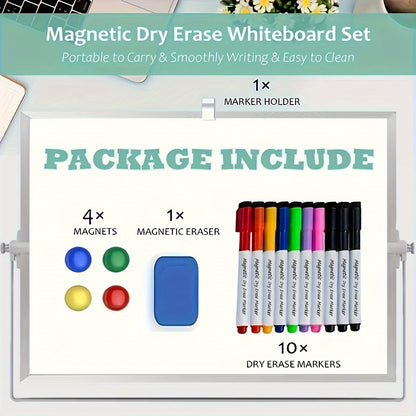 Reversible Whiteboard with Erasable Magnetic Surface