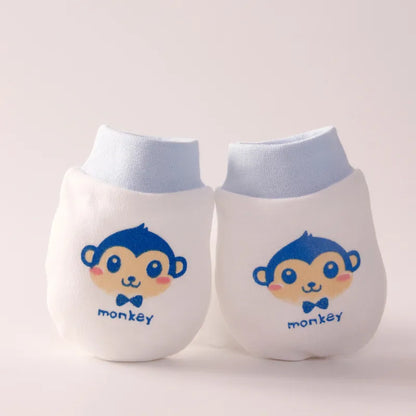 Soft Cotton Baby Scratch Mittens - Luxicro