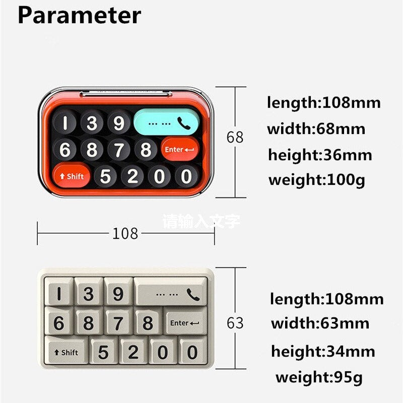 Wireless Parking Sensor Bluetooth Keyboard