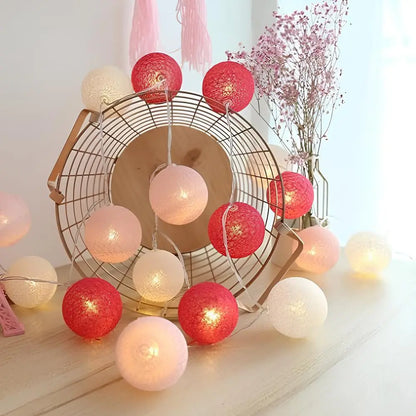 Soft Ivory Fairy Light String Decoration