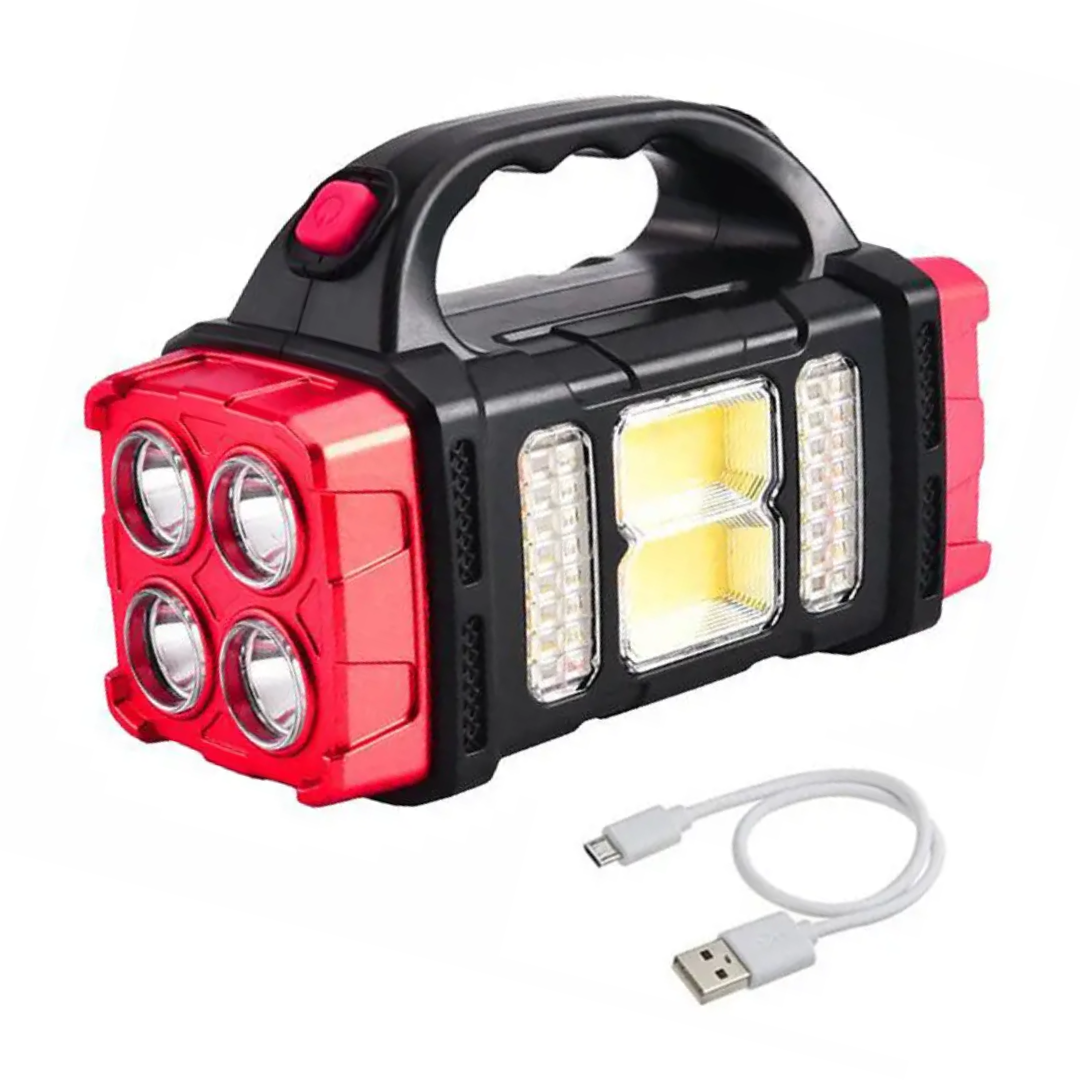 Compact Solar LED Light & Portable Power Charger