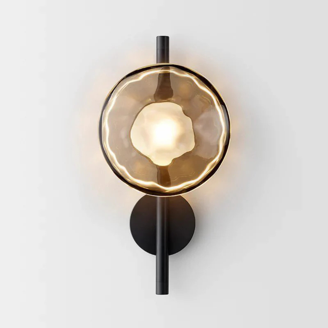 Stylish Clear Glass Wall Lamp