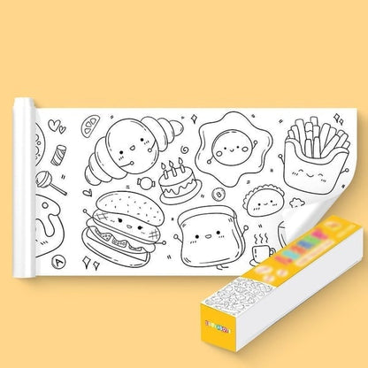Big Creative Children's Drawing Paper Roll