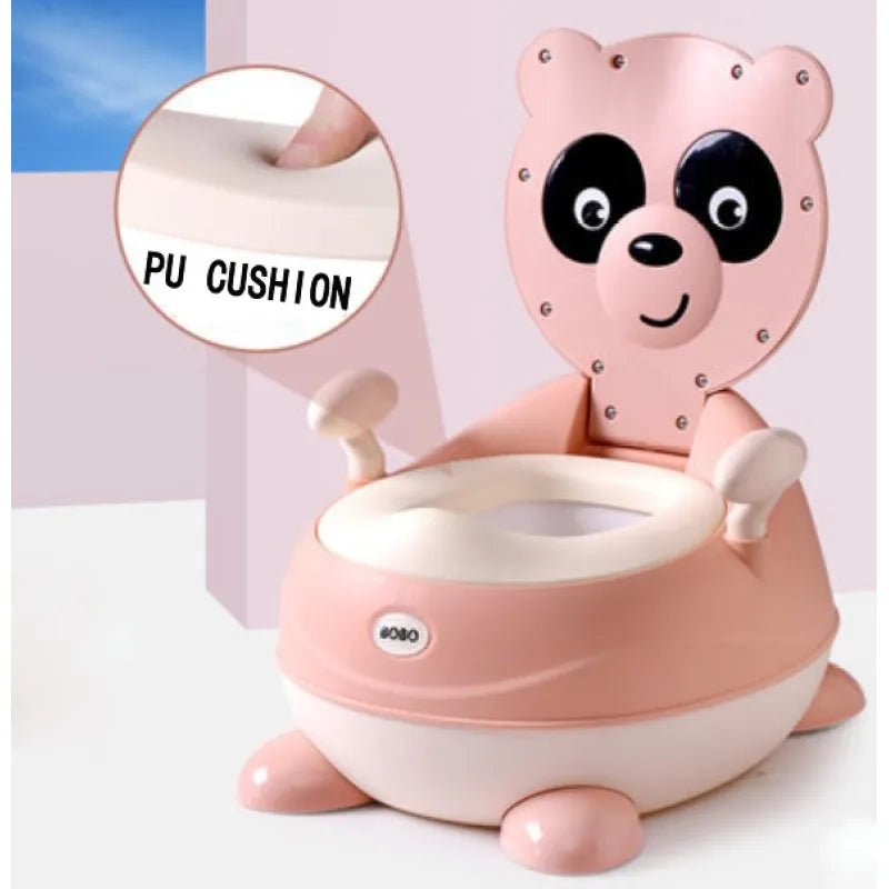 Cute Panda Potty Chair for Kids - Soft Padded Seat