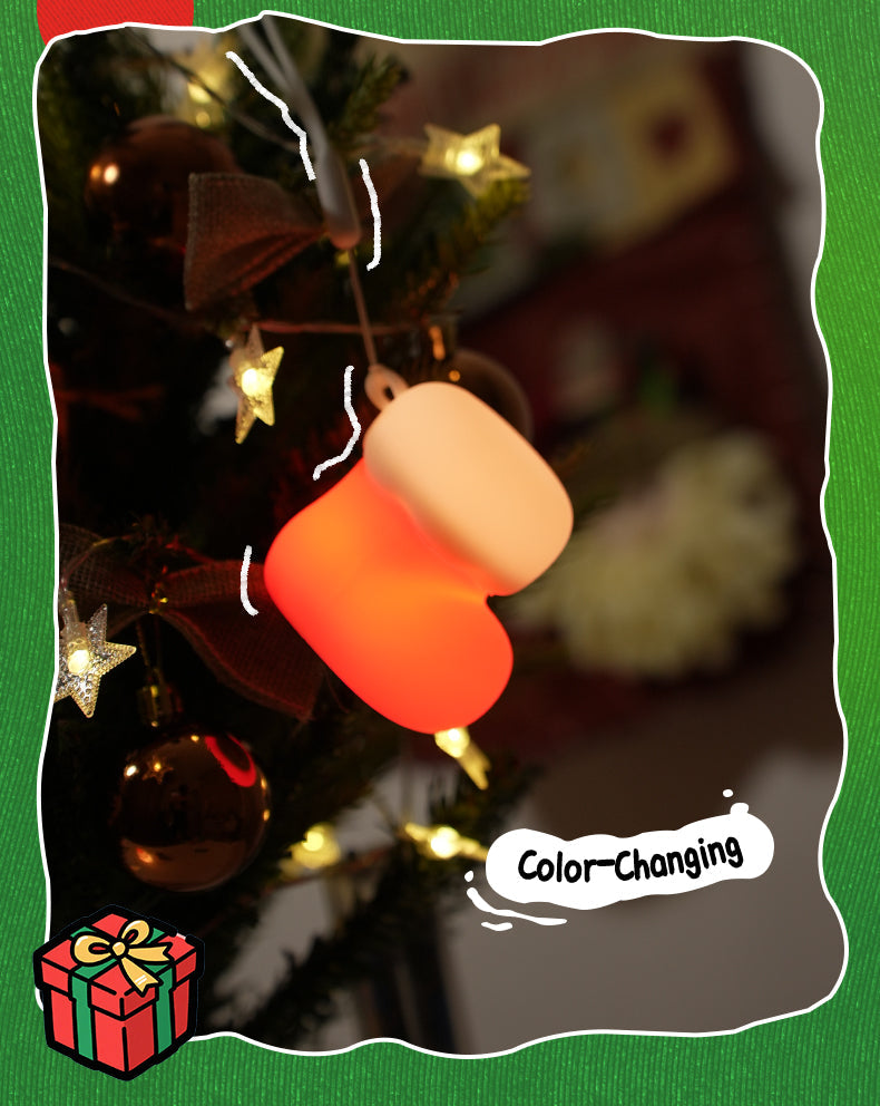 Fun Winter Silicone Snowman Table Lamp