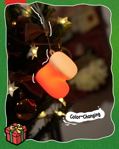 Fun Winter Silicone Snowman Table Lamp