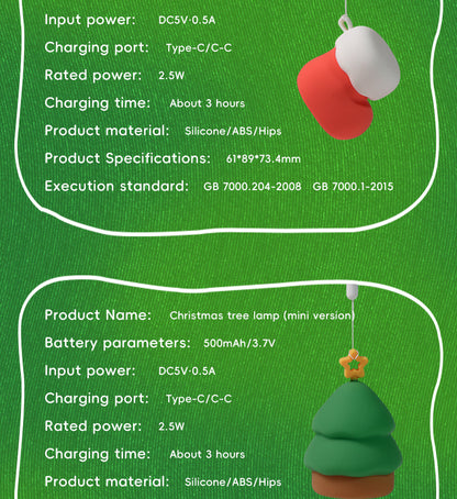 Fun Winter Silicone Snowman Table Lamp
