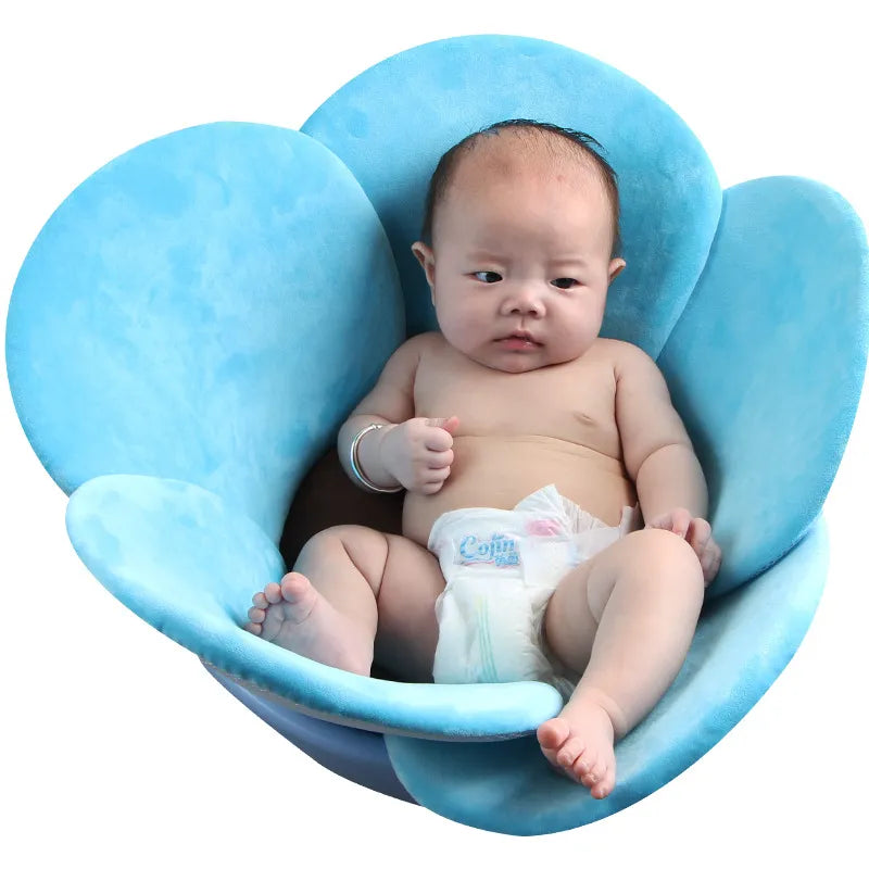 Soft Flower Baby Bath Support Cushion